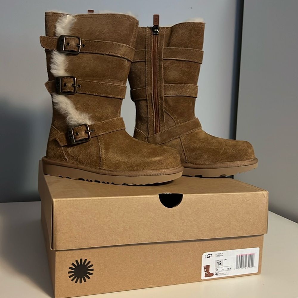 Brand new Ugg Maddi II girls tall zipper boots